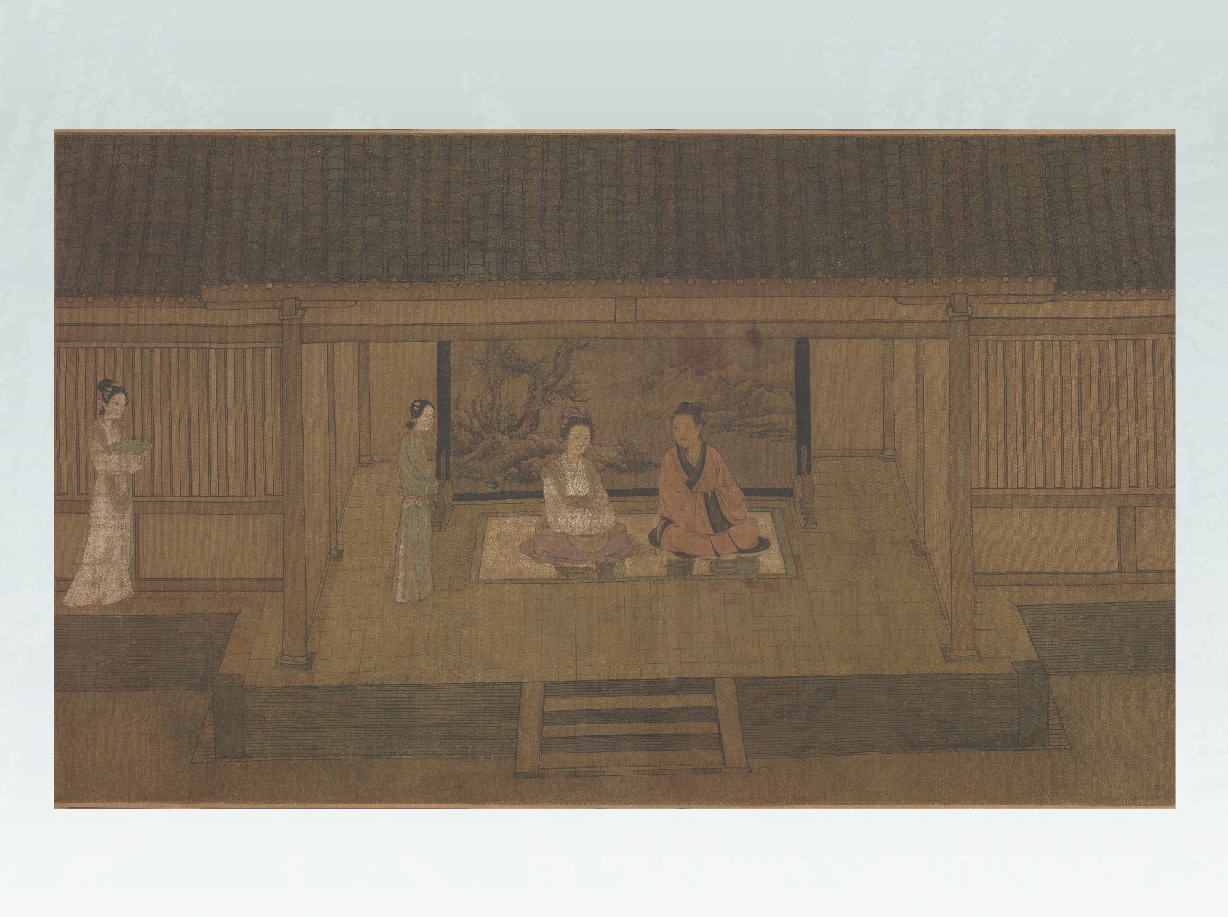 宋《女孝經》描繪宋人在家焚香情景 故宮博物院藏