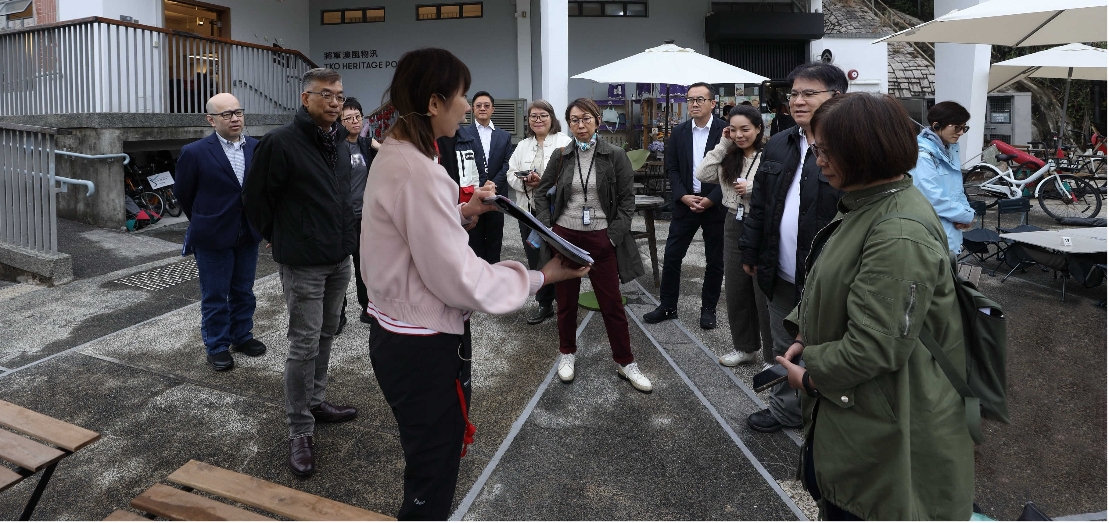 古谘会成员于今年3月实地考察现活化成为将军澳风物汛历史资料馆的前调景岭警署。