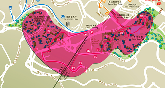 Map of Central Route Section B Map of Central Route Section B
