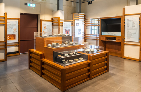 The artefacts unearthed from the kiln site, Wun Yiu