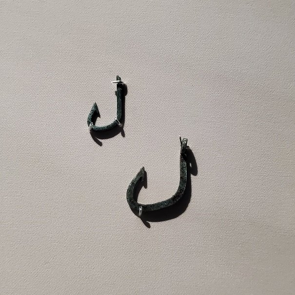 Bronze fishing hooks
