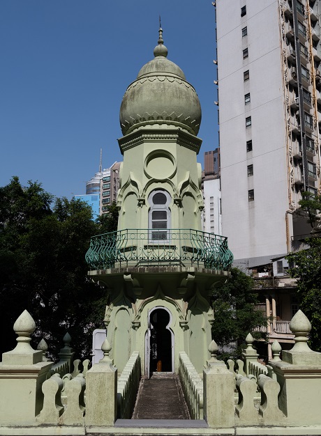 昔日用於呼喚信徒每日禮拜之用的宣禮塔,線條優美