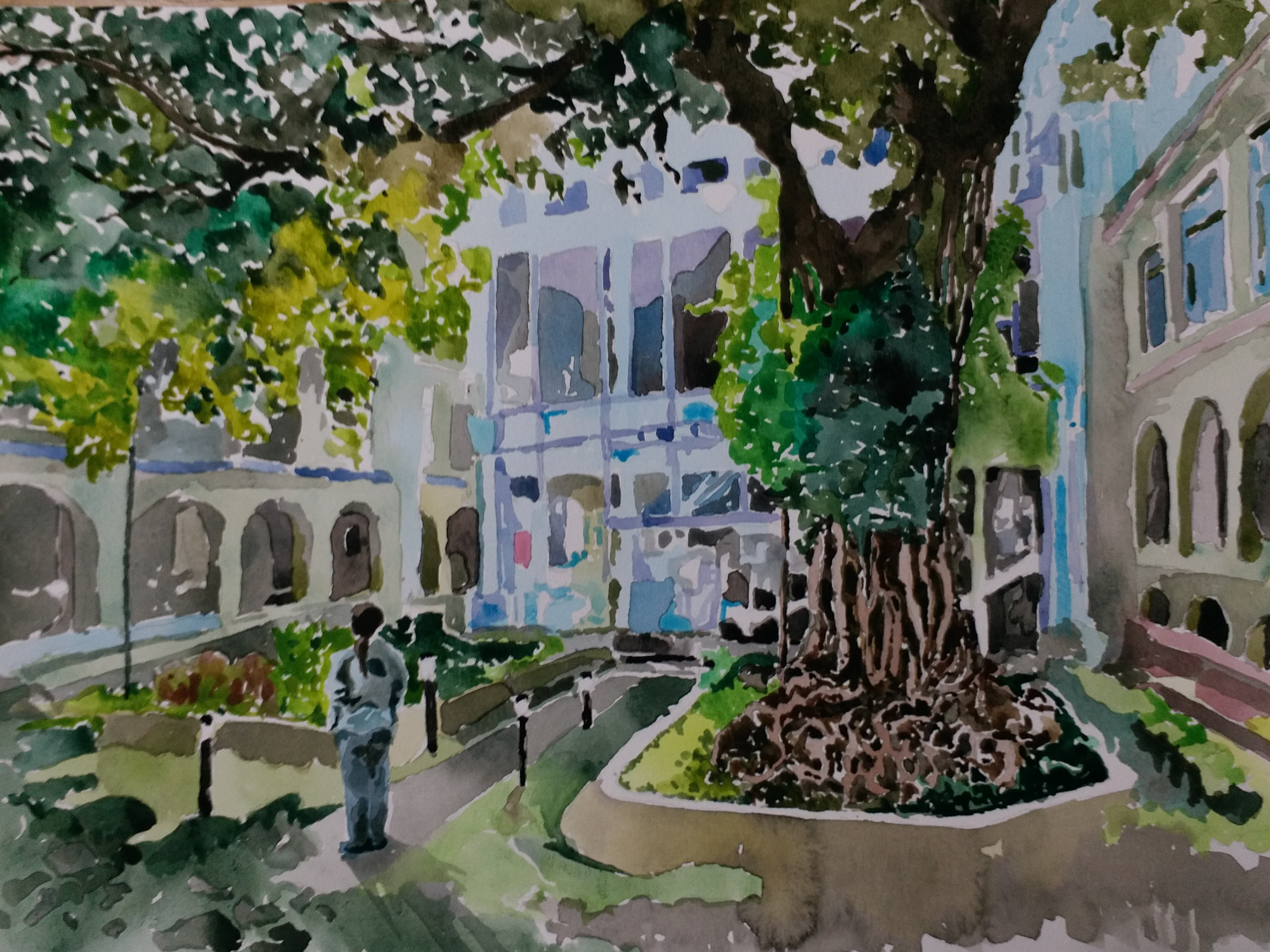 「畫無界．融無限」無障古蹟繪畫比賽2022季軍作品《保存香港記憶》