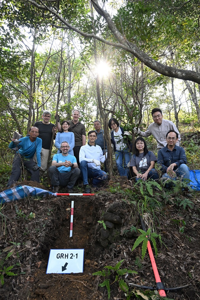 研究團隊在現場合照。 研究團隊在現場合照。