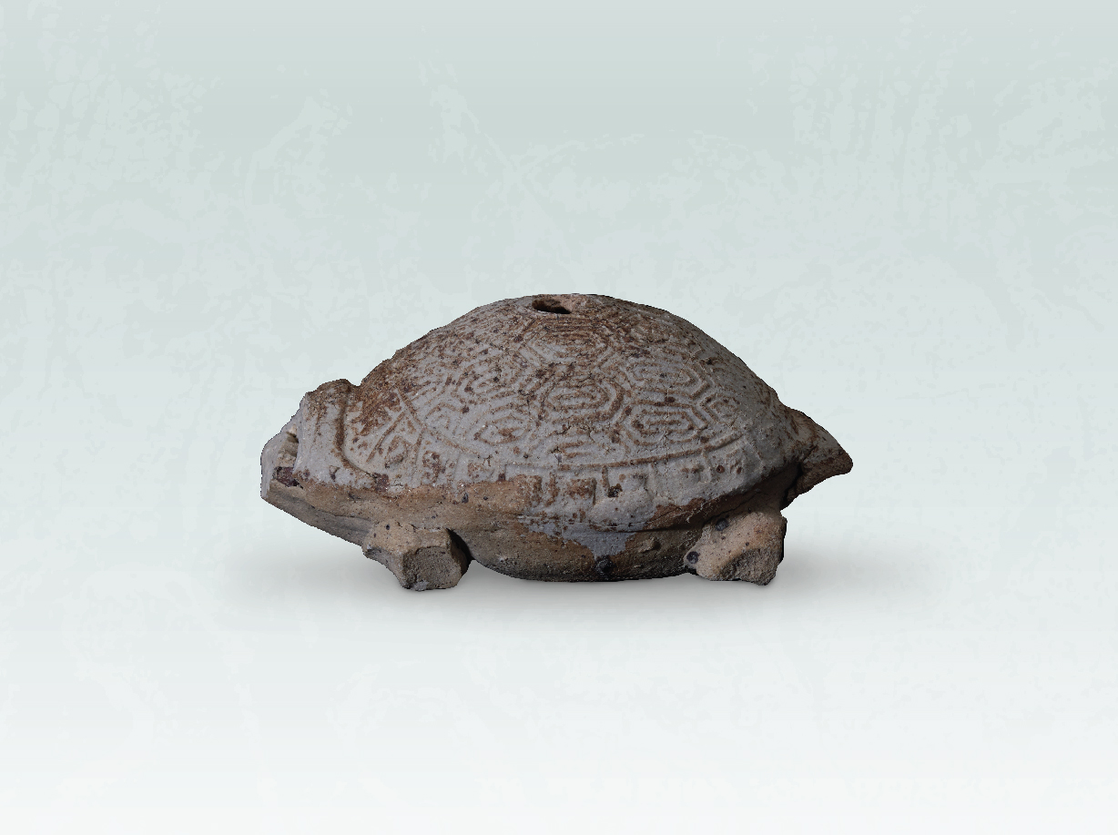 Pottery water dropper in turtle shape