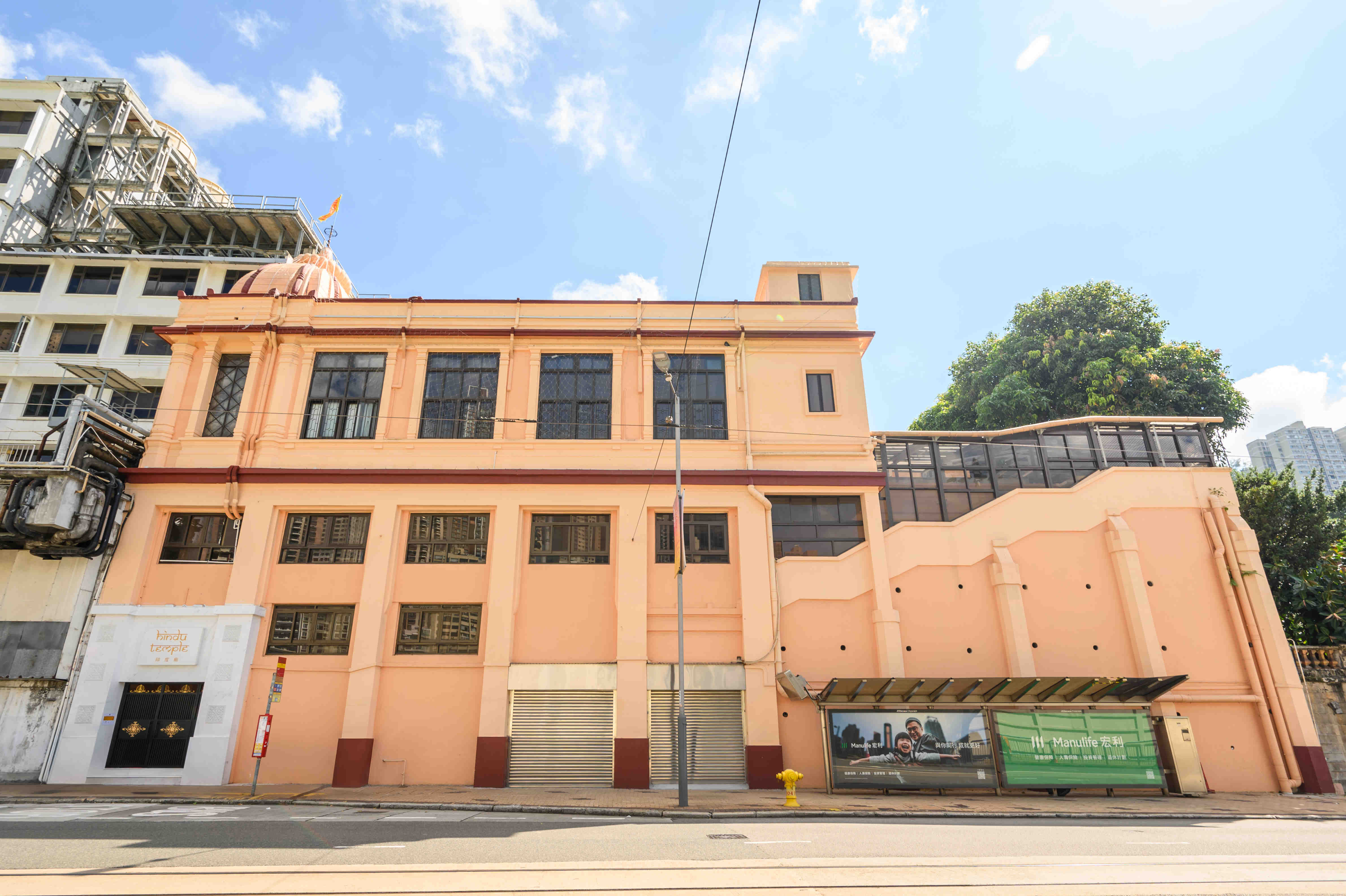 屬二級歷史建築的印度廟,建築糅合印度傳統及西方建築特色。