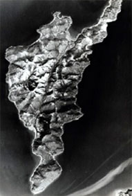Aerial photo of Chek Lap Kok Island in 1964