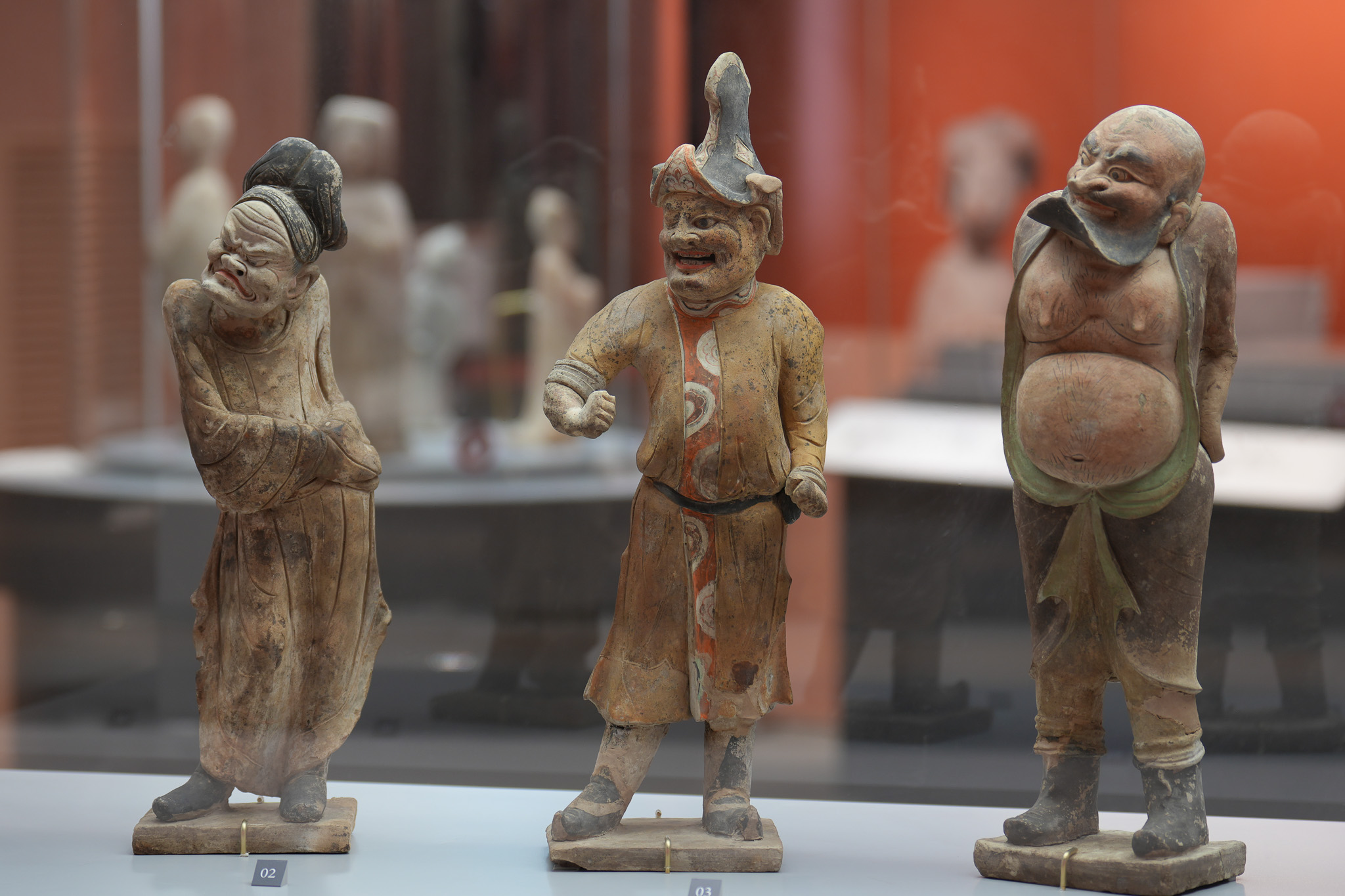 治】時代唐物 螺鈿唐宮廷人物風景紋高卓☆高40cm 中国古玩 座卓/花台 
