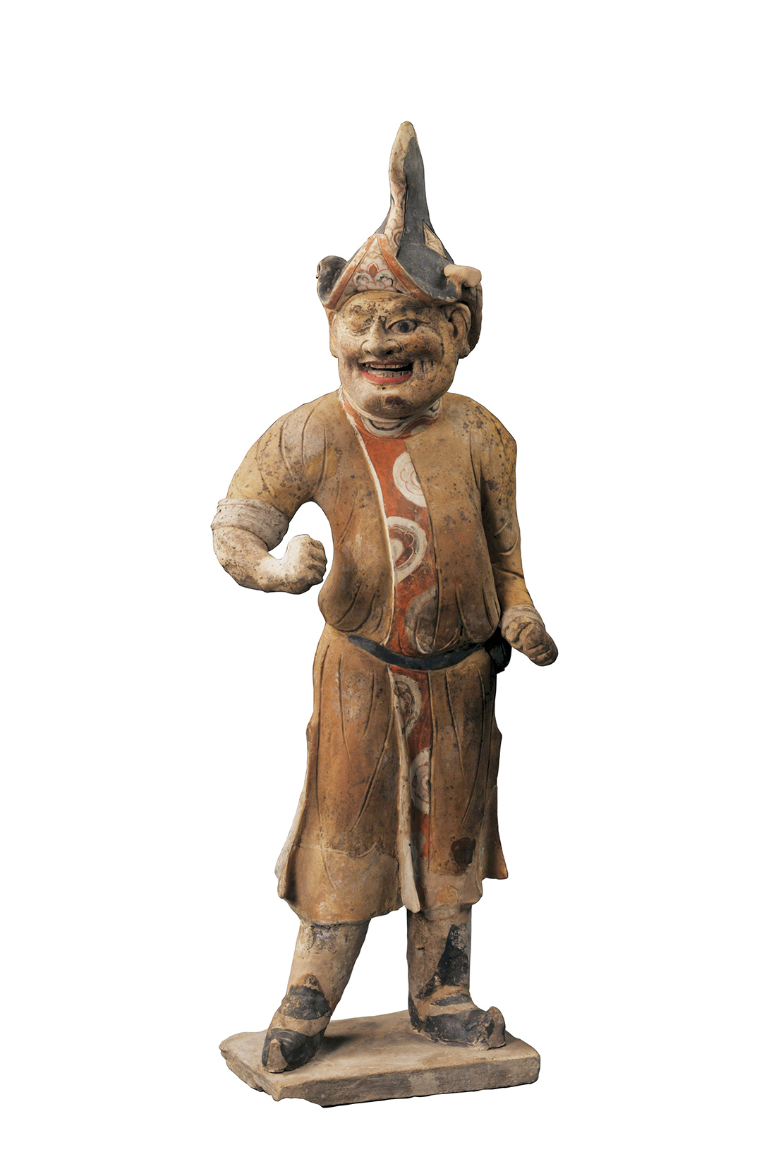 彩繪參軍戲俑