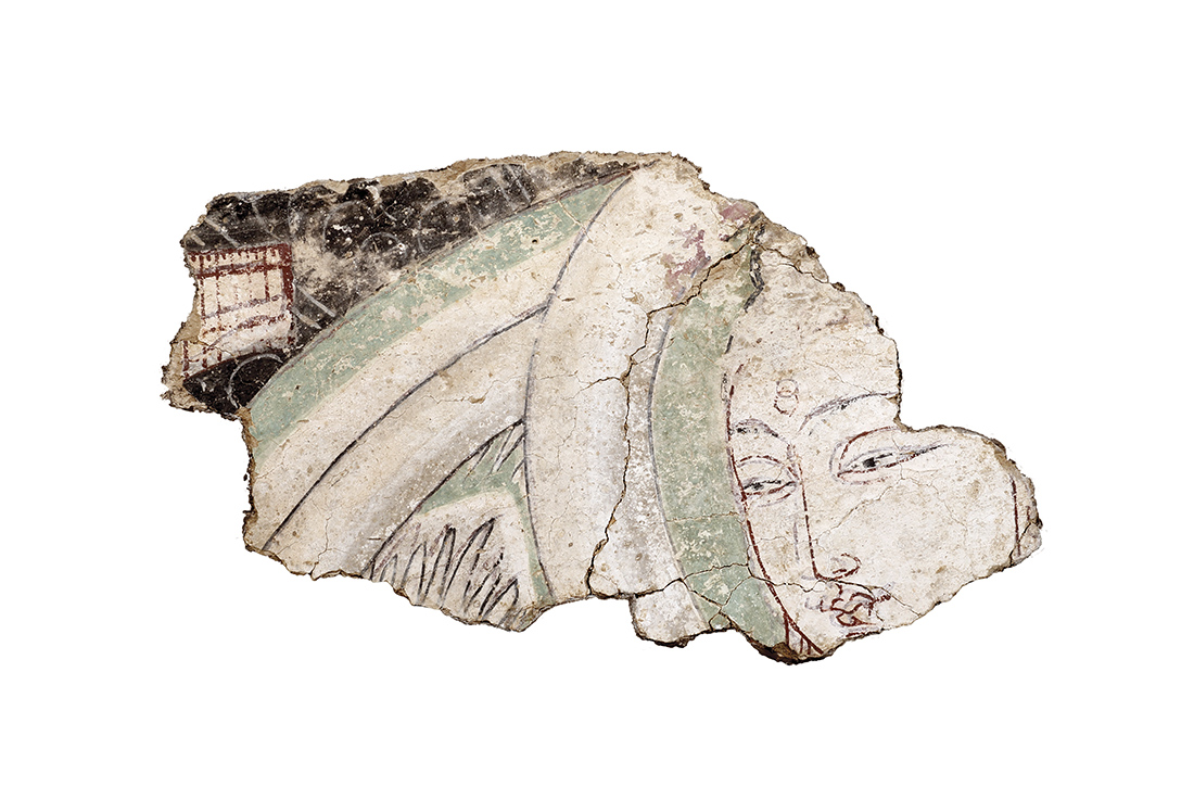 佛面部壁畫（殘）